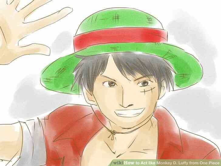 Image intitulée Agir comme Monkey D. Luffy de One Piece Étape 1